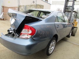 2003 TOYOTA CAMRY LE LIGHT BLUE 2.4L AT Z15119